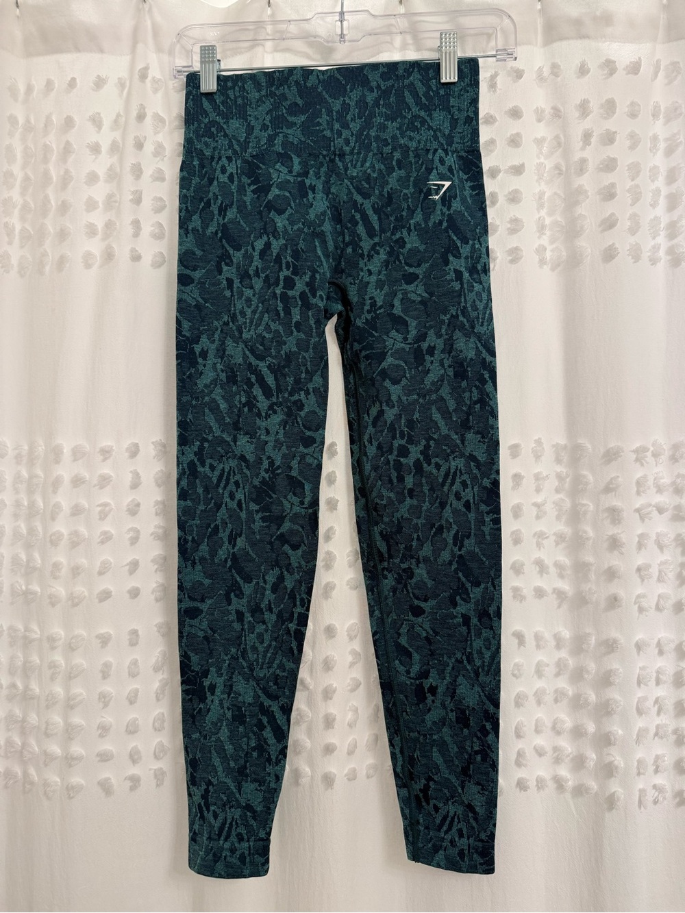 Gymshark Teal Patterned Leggings